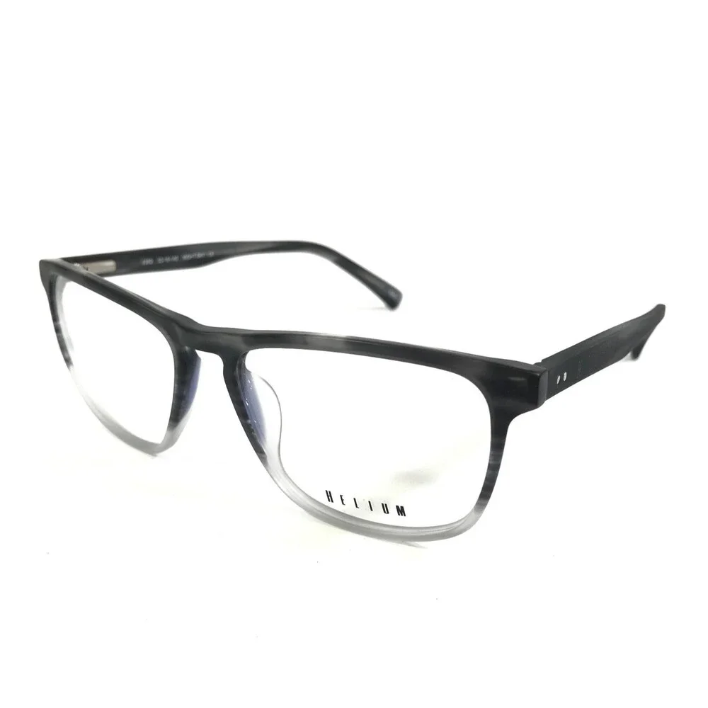 Helium Eyeglasses Frames 4389 NIGHT SKY Black Fade Rectangle Full Rim 53-16-140